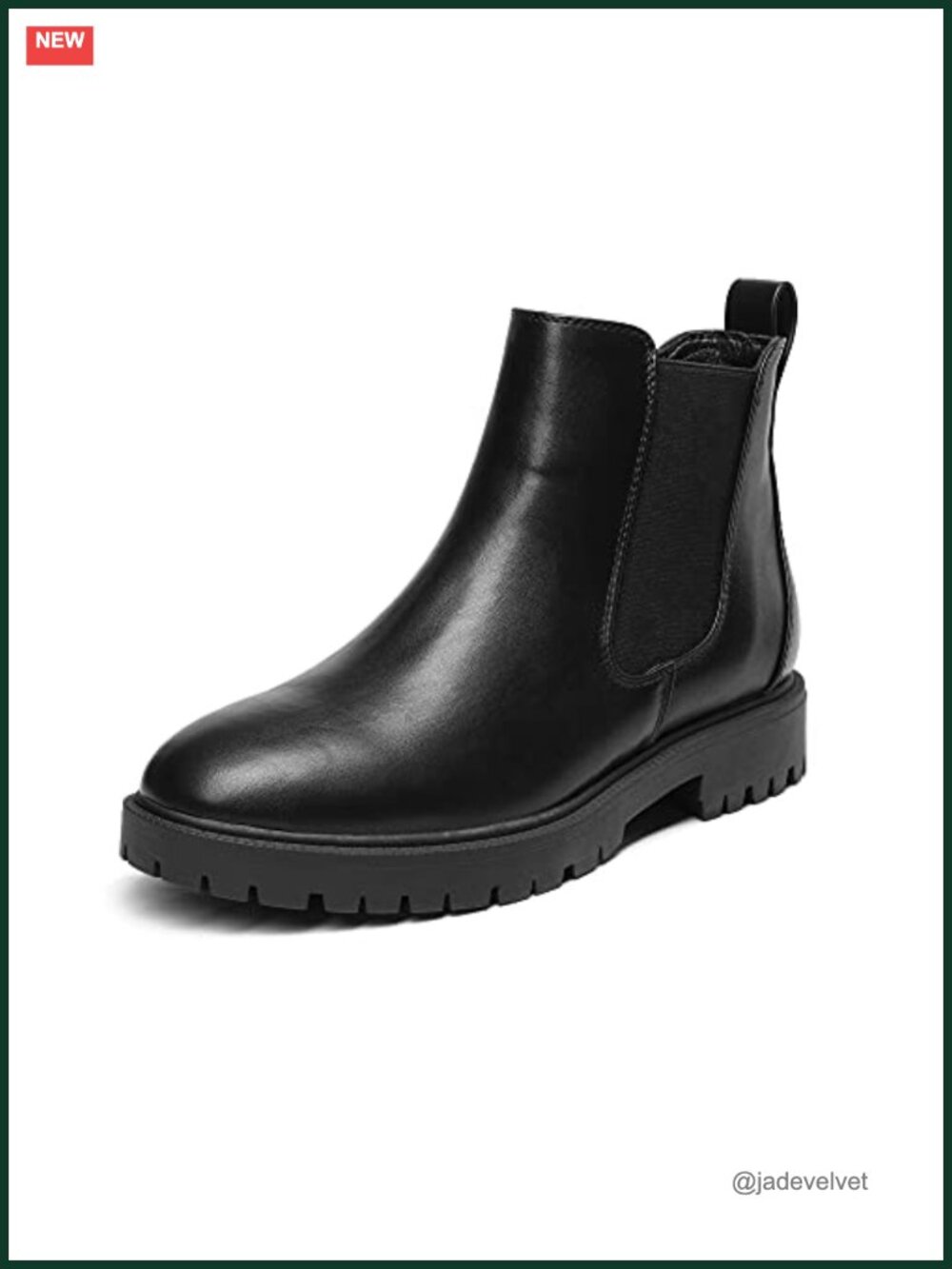 Women's Chelsea Ankle Boots Slip-On with Elastic Sides for Work and Casual Wear